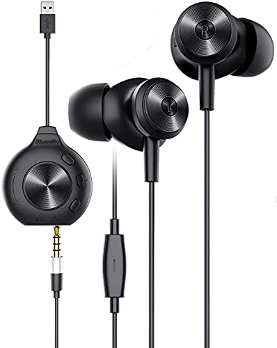 Kopfhörer in Ear mit Mikrofon, Bluedio Li Pro Kabelgebundene Ohrhörer mit 7.1 Kanal Virtual USB 3D Surround Stereo, Lautstärkeregler für Computer, Tablets die 3,5 mm Unterstützen Kopfhörer in Ear mit Mikrofon, Bluedio Li Pro Kabelgebundene Ohrhörer mit 7.1 Kanal Virtual USB 3D Surround Stereo, Lautstärkeregler für Computer, Tablets die 3,5 mm Unterstützen von Bluedio