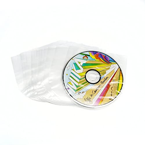 50 Stück CD-/DVD-Innenhülle, 3 mm, Kunststoff, transparent, staubdicht, antistatisch, geeignet für die Aufbewahrung und den Schutz von 5 Zoll SHM-CD Mini LP 50 Stück CD-/DVD-Innenhülle, 3 mm, Kunststoff, transparent, staubdicht, antistatisch, geeignet für die Aufbewahrung und den Schutz von 5 Zoll SHM-CD Mini LP von Bluejanyee