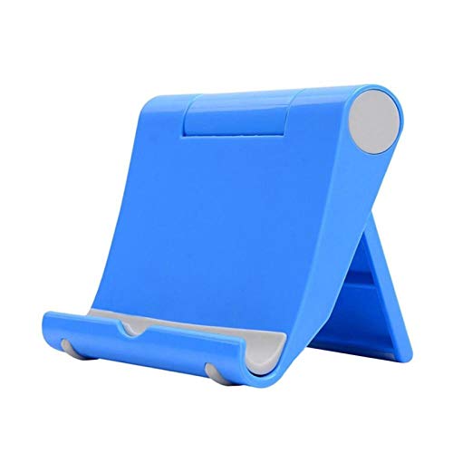 Ständer Tablet Halterung Halter Tablet Ständer Tisch Handy Halter Universal Halter kompatibel mit iPhone 12 Pro Max 11 SE XS XR 8 Plus 6 7, Samsung Galaxy Note20 S20 S10 S9 S8, Huawei Blau von Bluelanss