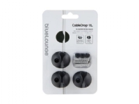 Bluelounge CableDrop XL, Sicherheitsanker, Schwarz, 3 Stück(e), Compatible with large cords. Choose the appropriate size for the number of cords you’re securing. von Bluelounge