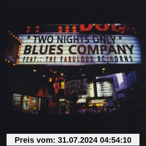 Two Nights Only-Live von Blues Company