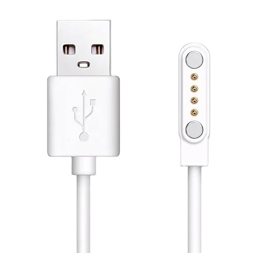 Blueshaweu Ladekabel Kompatibel mit XINGHESF 4G Smartwatch für Kinder 1,83'', Kabel Ladegerät Ladestaion für XINGHESF Kinder Smartwatch (weiß) von Blueshaweu