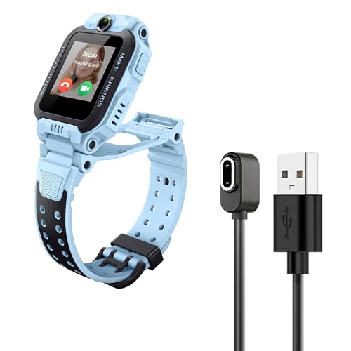Blueshaweu Ladekabel Kompatibel mit imoo Smartwatch Kinder Watch Phone Z7, Kabel Ladegerät Ladestaion Kompatibel für imoo Watch Phone Z7 (schwarz) von Blueshaweu