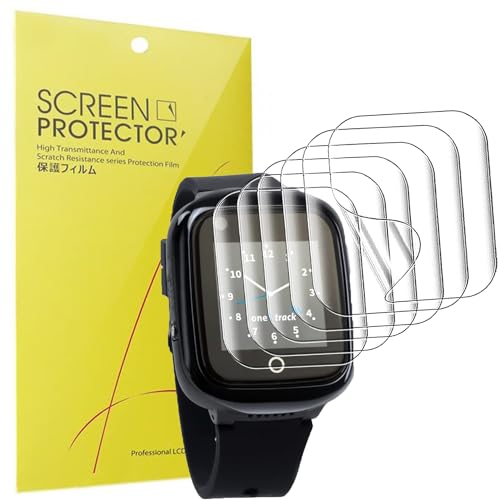 Blueshaweu Schutzfolie Kompatibel für One2Track Connect Neo, HD klar Flexible TPU Displayschutzfolie [6 Stück] für One2Track Connect Neo Smartwatch (transparent) von Blueshaweu