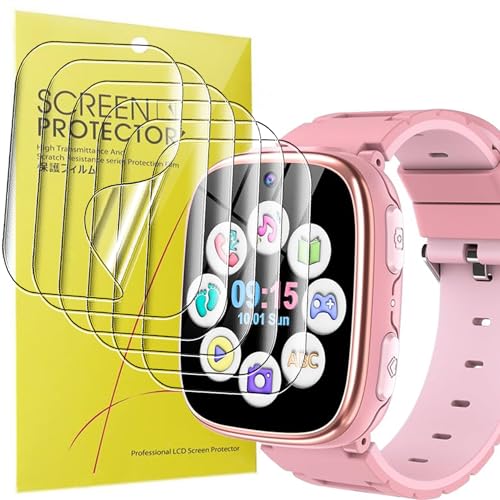 Blueshaweu Schutzfolie Kompatibel für Sepdek Smartwatch Kinder X38, HD klar Flexible TPU Displayschutzfolie für Sepdek X38 Smartwatch (transparent) von Blueshaweu