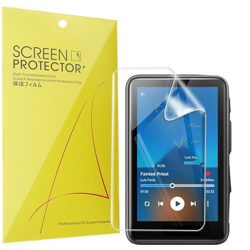 Blueshaweu Schutzfolie Kompatibel mit HiBy R1 HiFi-MP3-Player, HD klar Flexible TPU Displayschutzfolie [6 Stück] Kompatibel für HiBy R1 HiFi-MP3-Player (transparent) von Blueshaweu