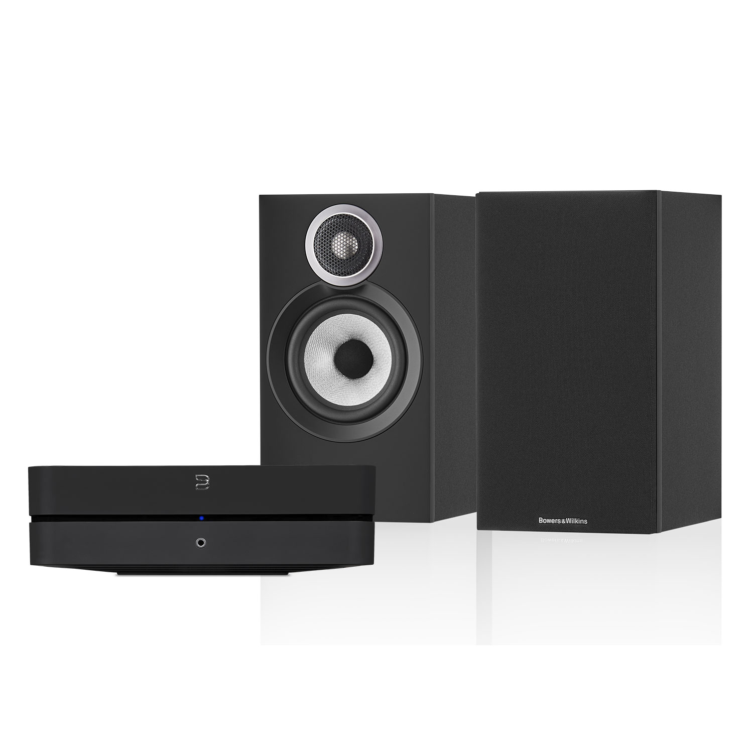 Bluesound POWERNODE N330 + Bowers & Wilkins 607 S3 Stereo-Anlage für TV Bluesound POWERNODE N330 + Bowers & Wilkins 607 S3 Stereo-Anlage für TV von Bluesound