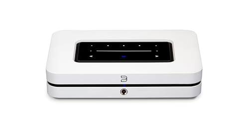 Bluesound Node Leistung Mehrzimmer Hochauflösender kabelloser Musik-Streamer (Weiß) von Bluesound