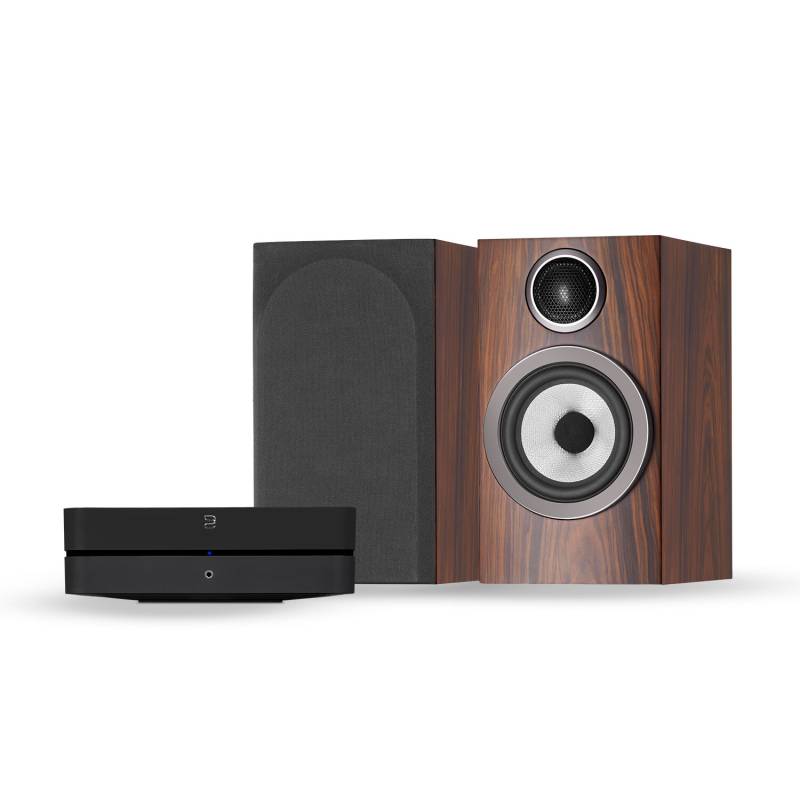 Bluesound POWERNODE (N330) + Bowers & Wilkins 707 S3 Stereo-Anlage für TV von Bluesound