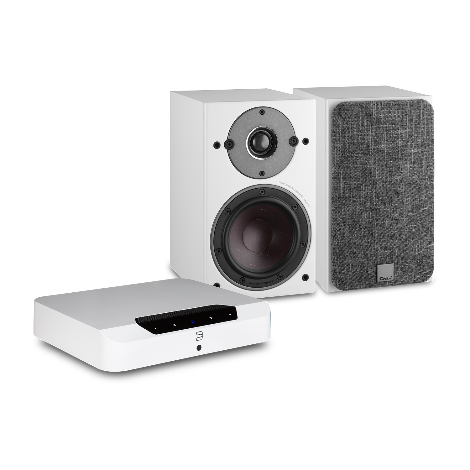 Bluesound POWERNODE EDGE (N230) + Dali OBERON 1 Stereo-Anlage für TV von Bluesound