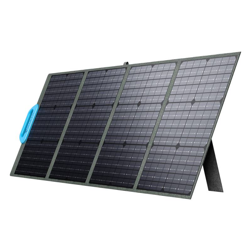 Bluetti Solar Panel PV120 in schwarz | 120 Watt | Monokristallines Silizium | Spannung: 19,6V | Strom: 6,1A | ETFE-Beschichtung | IP65-Anschlussdose von Bluetti