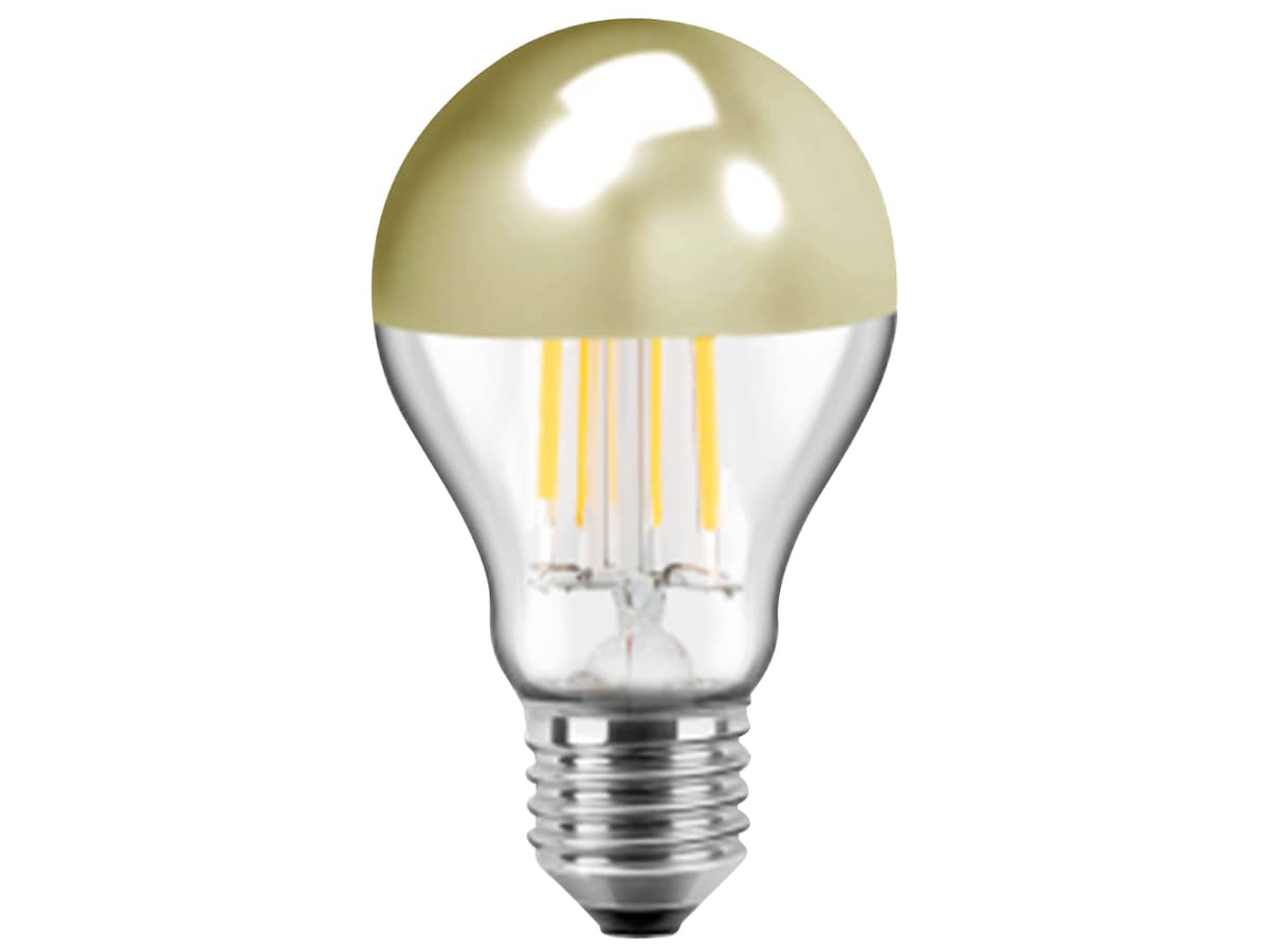 BLULAXA LED-Filament-Lampe, Vintage, EEK: F, 7W, 645lm, 3000K, Gold von Blulaxa