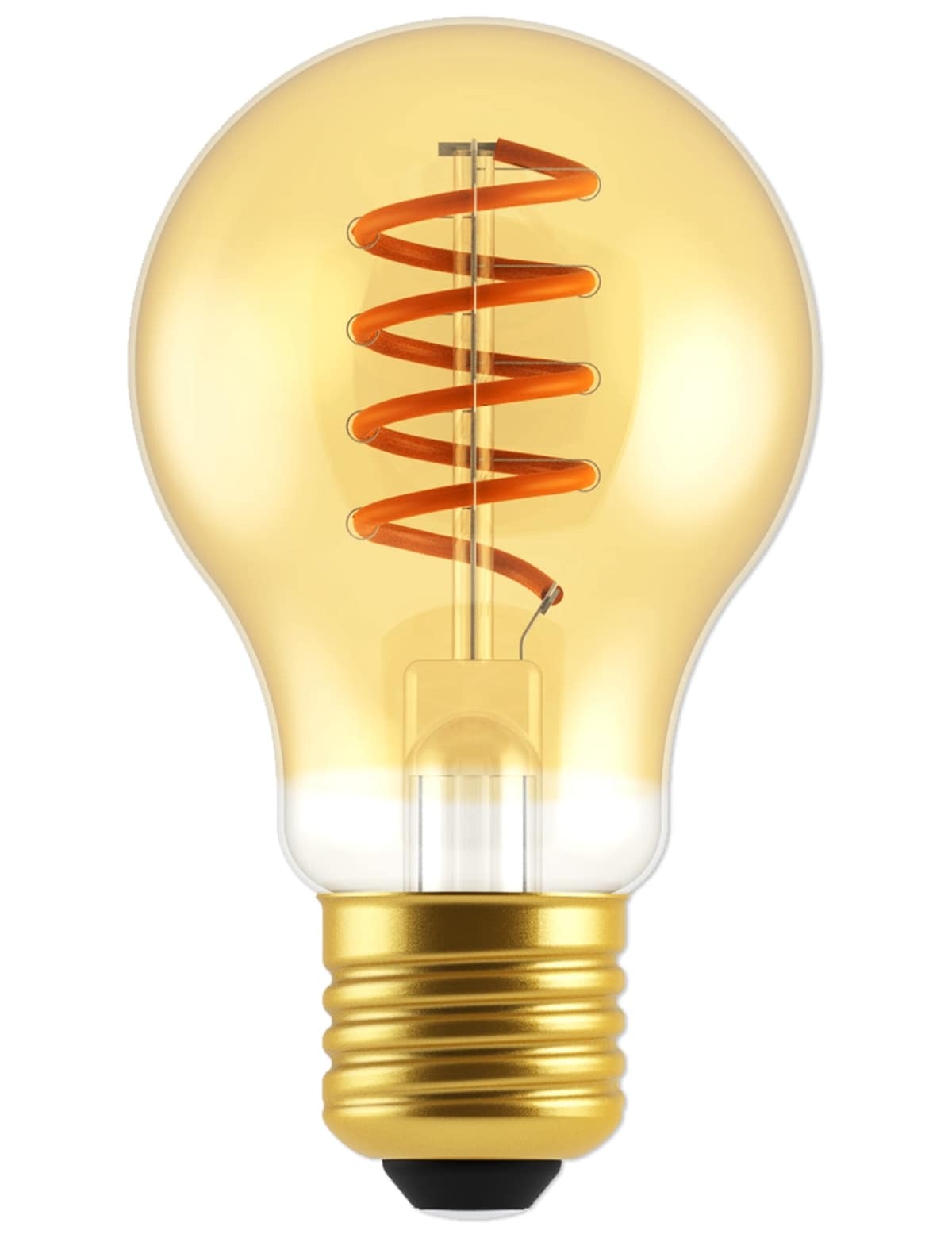 BLULAXA LED-Lampe, Vintage flex Filament, E27, 5W, 250 lm, 1800K, gold von Blulaxa