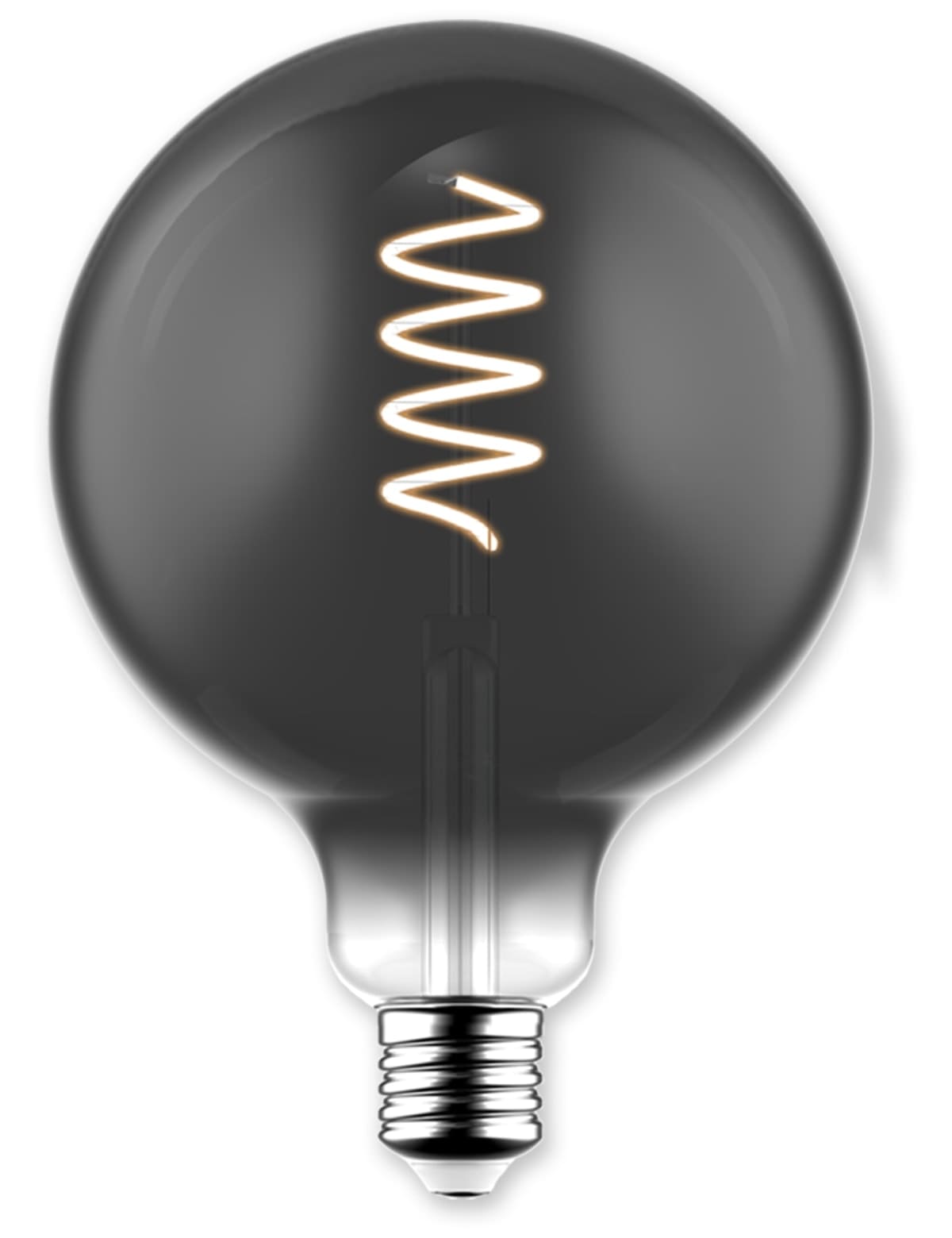 BLULAXA LED-Lampe, Vintage flex Filament, G125, 5W, 140lm, 1800K, smoky von Blulaxa