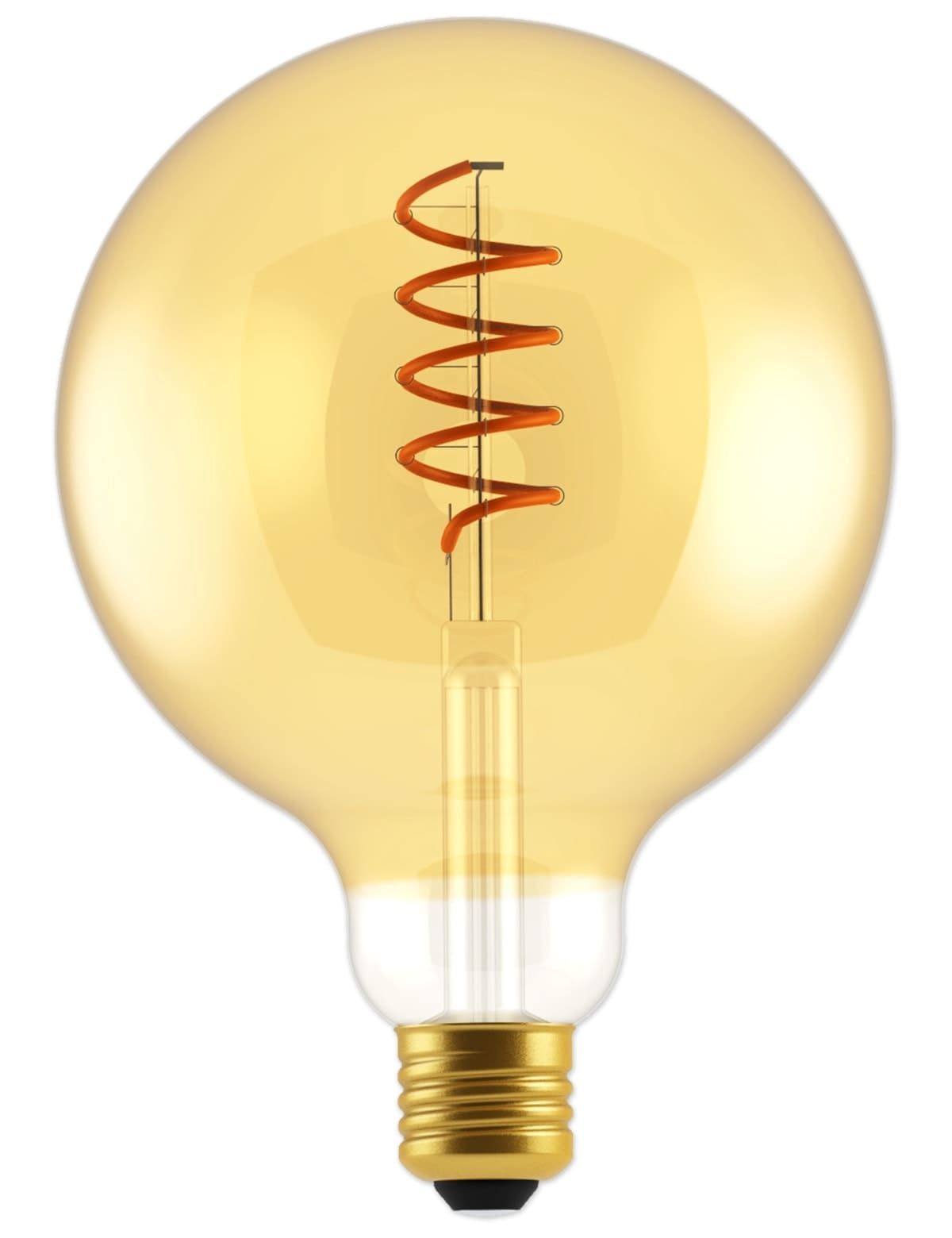 BLULAXA LED-Lampe, Vintage flex Filament, G125, 5W, 250lm, 1800K, gold von Blulaxa
