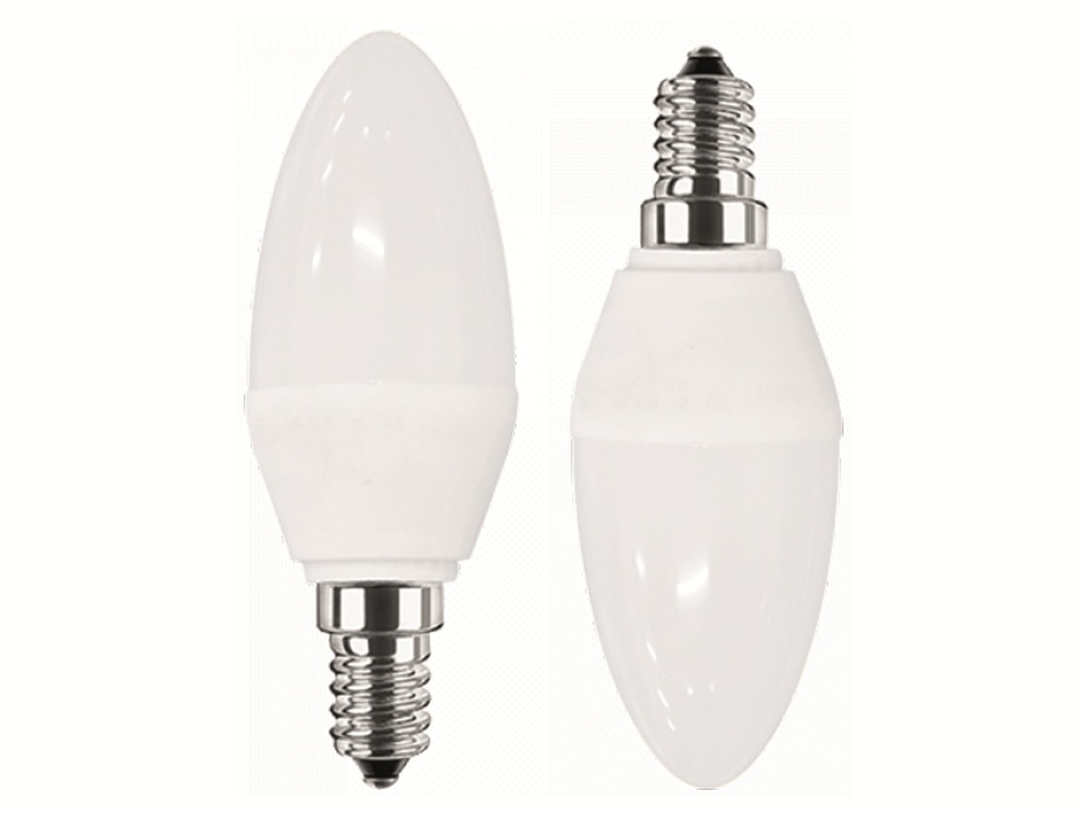 BLULAXA LED-Lampe 47989 Kerze, E14, EEK: G, 3 W, 250 lm, 2700 K, 2 Stück von Blulaxa