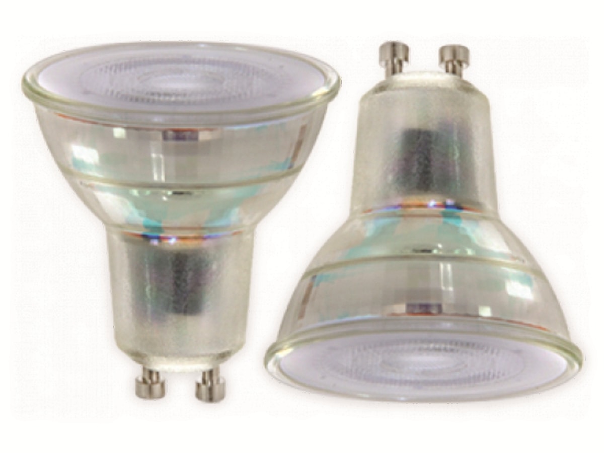 BLULAXA LED-Lampe 48453 Strahler, GU10, EEK: F, 4 W, 345 lm, 2700 K, 2 Stück von Blulaxa