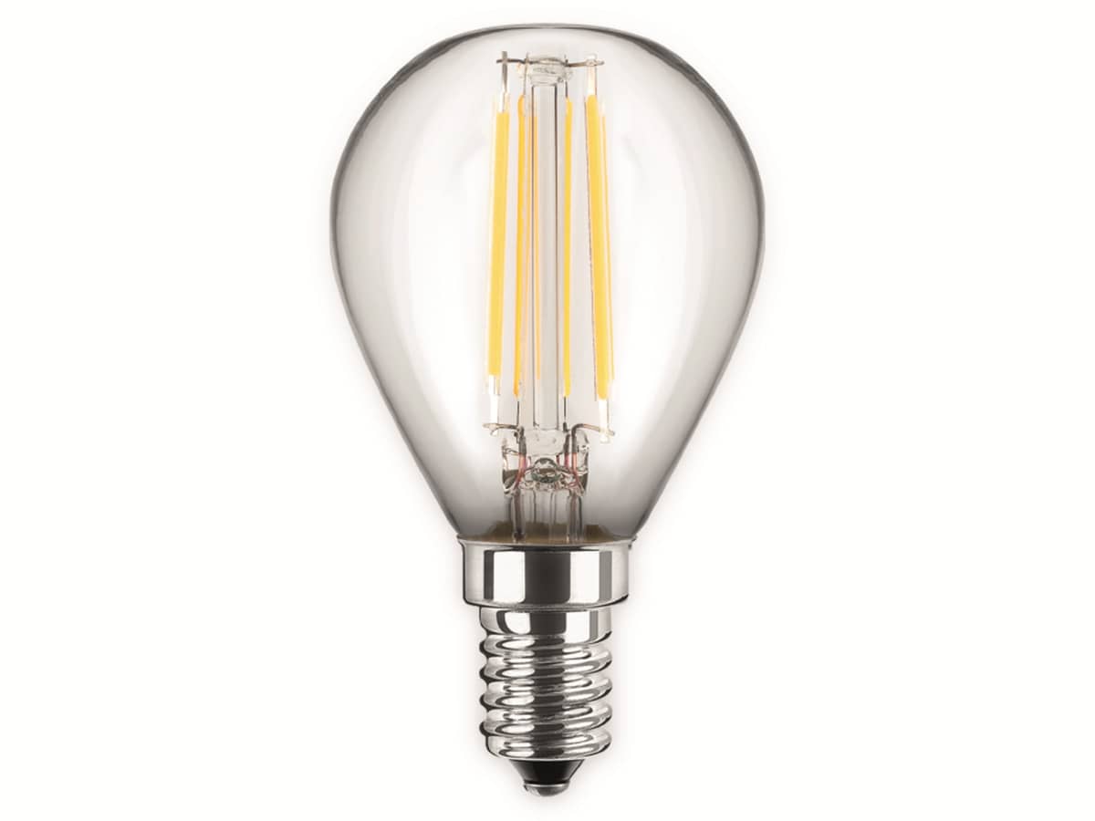 BLULAXA LED-Lampe 49084 Mini Globe Filament, E14, EEK: F, 4,5 W, 470 lm, 2700 K, dimmbar von Blulaxa