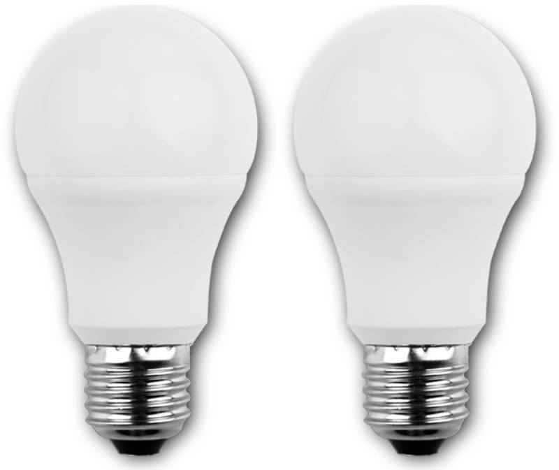 BLULAXA LED-Lampe A60, E27, 8 W, 810 lm, 2700 K, 2 Stück von Blulaxa