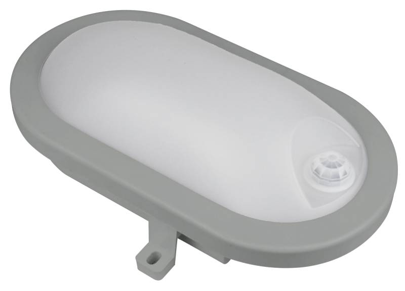 BLULAXA LED-Oval-Leuchte Basis Fix, IR-Sensor, 12W, 1200lm, 4000K, IP54 von Blulaxa