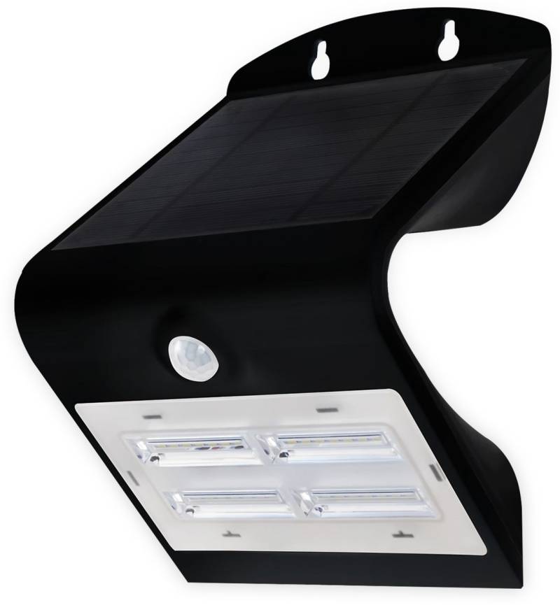 BLULAXA Solar-LED Wandleuchte 48636 mit Sensor, 3,2 W, schwarz von Blulaxa