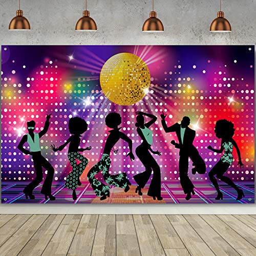 Disco Party Dekoration Lieferung, Große Stoff 70er Jahre 80er Jahre 90er Jahre Tänzer Hintergrund für Disco Thema Party, Vintage Leuchtende Geburtstag Fotografie Foto Stand Hintergrund Disco Party Dekoration Lieferung, Große Stoff 70er Jahre 80er Jahre 90er Jahre Tänzer Hintergrund für Disco Thema Party, Vintage Leuchtende Geburtstag Fotografie Foto Stand Hintergrund von Blulu