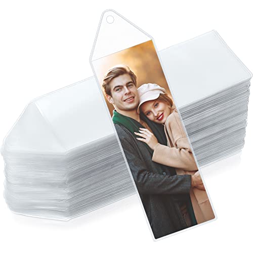 Kunststoff-Lesezeichenhüllen für Fotoautomaten, 5,4 x 16,5 cm, für Hochzeit, 5,1 x 15,2 cm, Vinyl-Fotostreifen, für Valentinstagsgeschenk (200 Stück) von Blulu