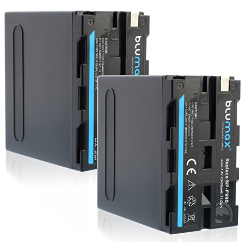 2X Blumax NP-F990 Akku kompatibel mit diversen Sony Kameramodellen 10400mAh 7,4V 77Wh 2X Blumax NP-F990 Akku kompatibel mit diversen Sony Kameramodellen 10400mAh 7,4V 77Wh von Blumax