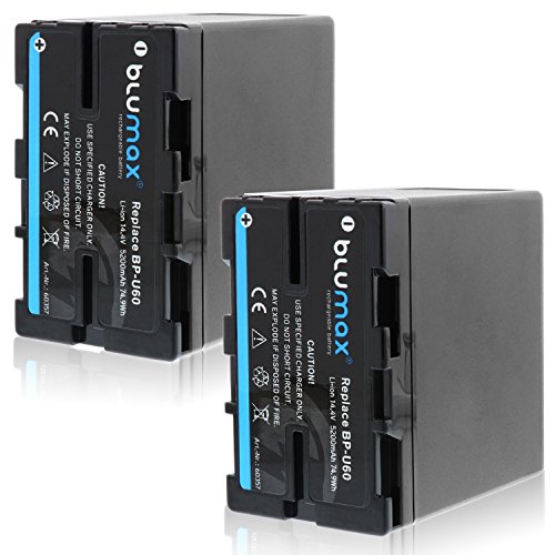 Blumax 2X Akku für Sony BP-U60 5200mAh | Ersetzt BP-U30 | BP-U60 | BP-U90 | BP-U95 Blumax 2X Akku für Sony BP-U60 5200mAh | Ersetzt BP-U30 | BP-U60 | BP-U90 | BP-U95 von Blumax