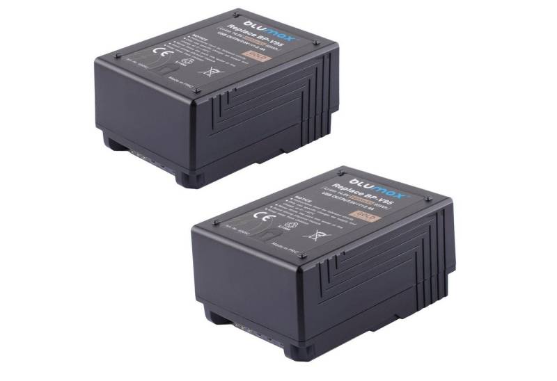 Blumax 2x BP-V95 RED SM-4230RC PMW-F55, PMW-Z450 6400 mAh Kamera-Akku von Blumax