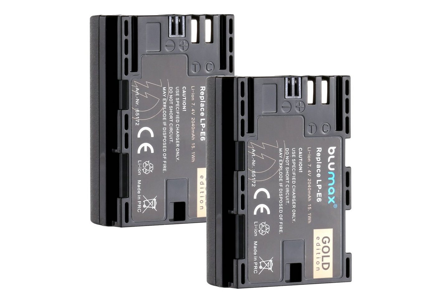 Blumax 2x LP-E6 EOS R5 R6 5DS 90D 7D LP-E6N 2040 mAh Kamera-Akku Blumax 2x LP-E6 EOS R5 R6 5DS 90D 7D LP-E6N 2040 mAh Kamera-Akku von Blumax