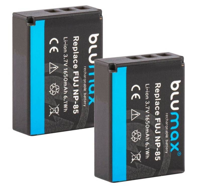 Blumax 2x NP-85 F305 SL240 SL245 SL260 SL280 1650 mAh (3,7V) Kamera-Akku von Blumax