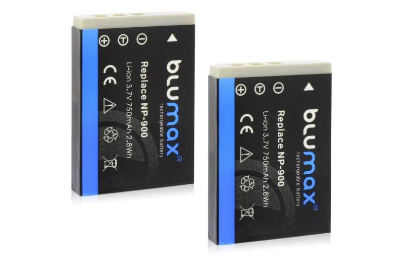 Blumax 2x NP-900 DiMAGE E40, DiMAGE E50 750 mAh Kamera-Akku von Blumax