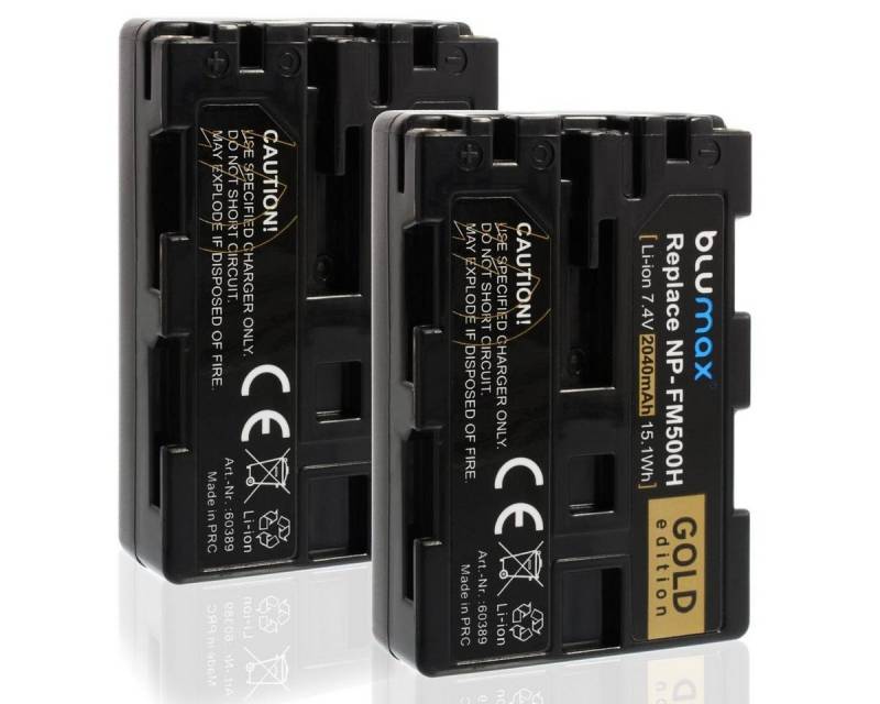 Blumax 2x NP-FV120 NP-FV100 DCR-SX63 SX85 HDR-CX900 3300mAh Kamera-Akku von Blumax