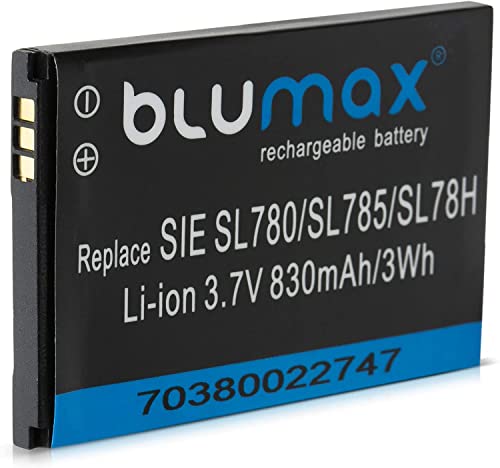 Blumax Akku kompatibel mit Siemens Gigaset 3,7V / 830mAh Li-ion ersetzt SL400H / SL78H von Blumax