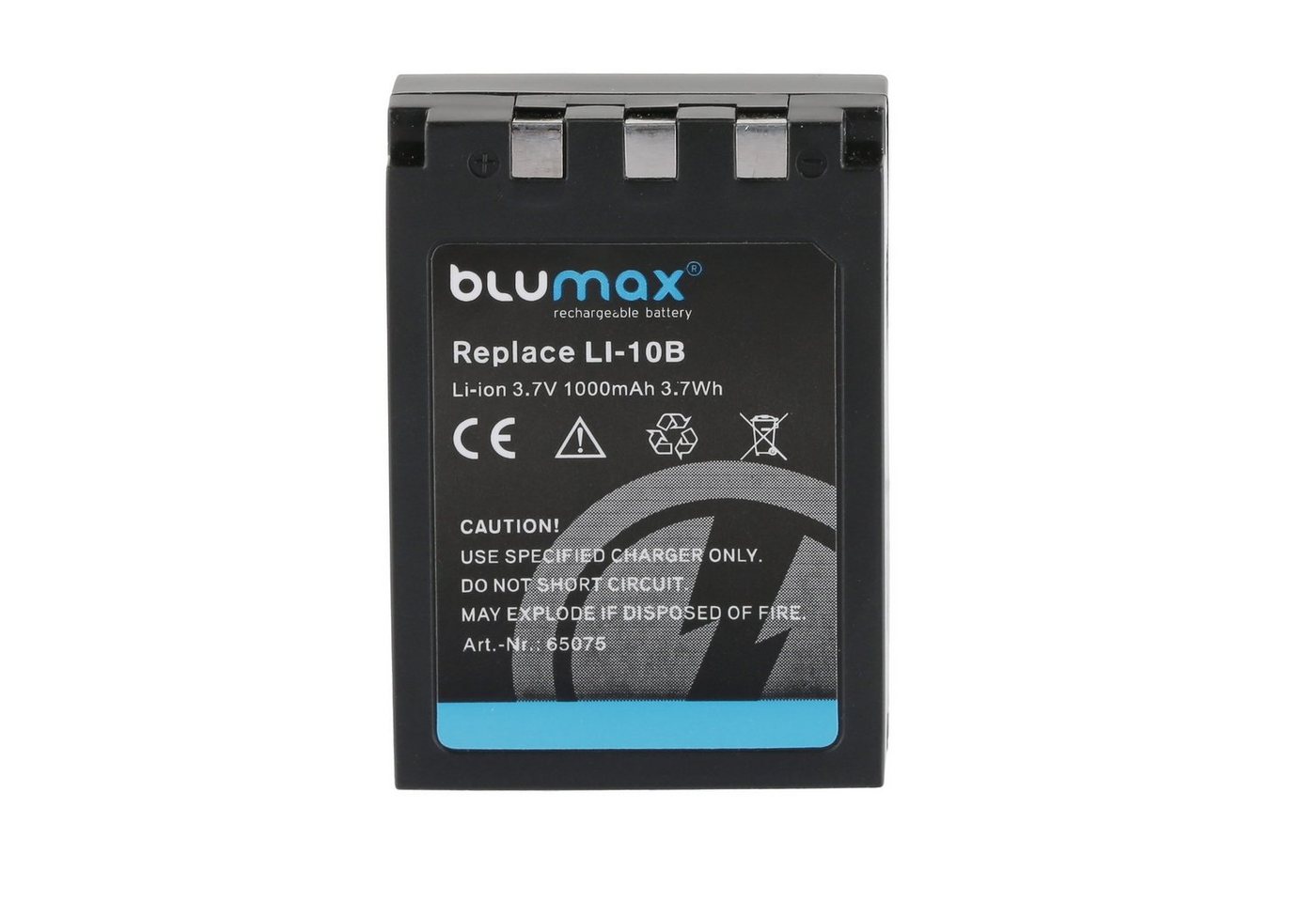 Blumax Akku passend für Olympus LI-10B 1000 mAh (3,7V) Kamera-Akku von Blumax