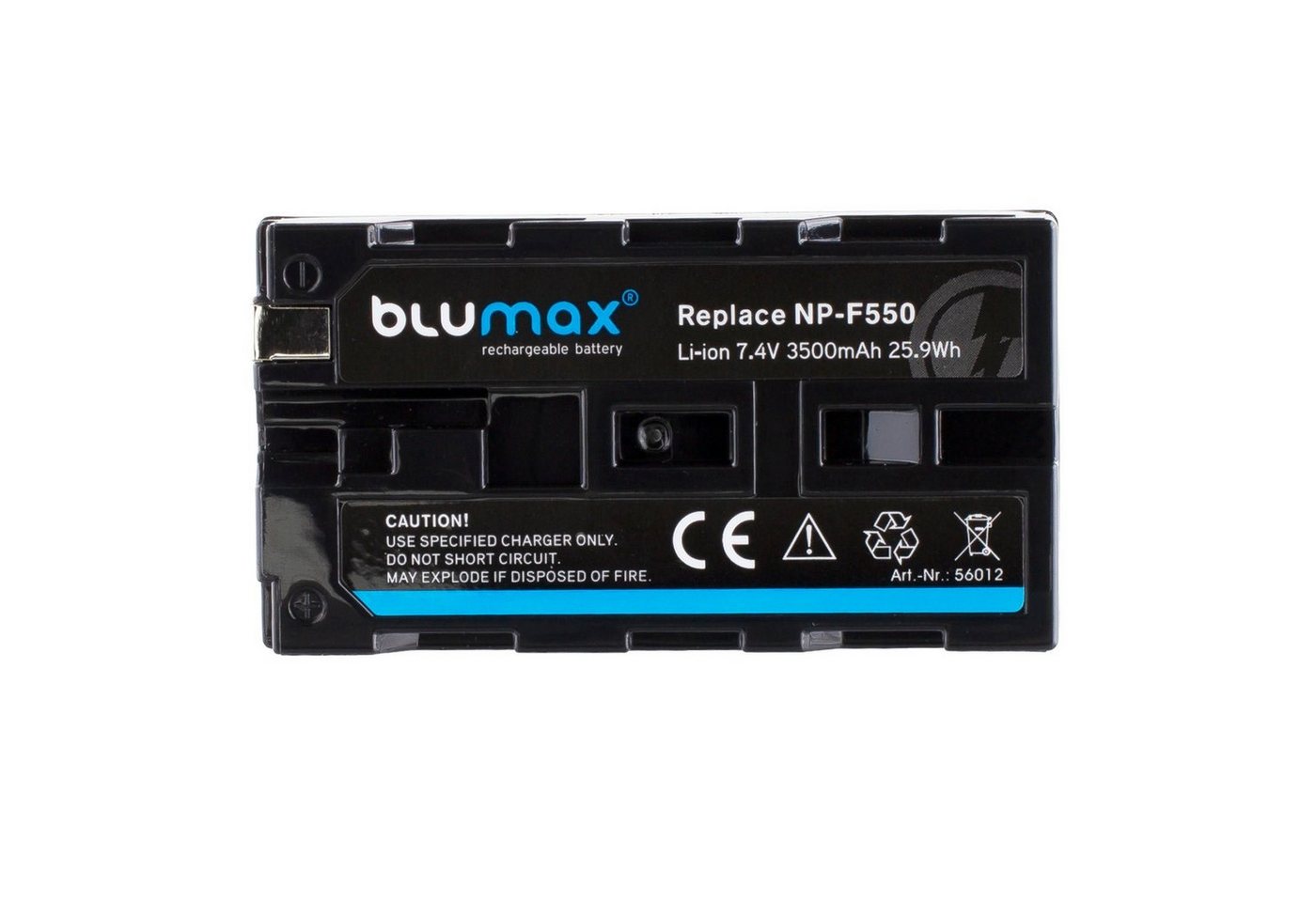 Blumax Akku passend für Sony NP-F550 3500 mAh (7,2V) Kamera-Akku von Blumax