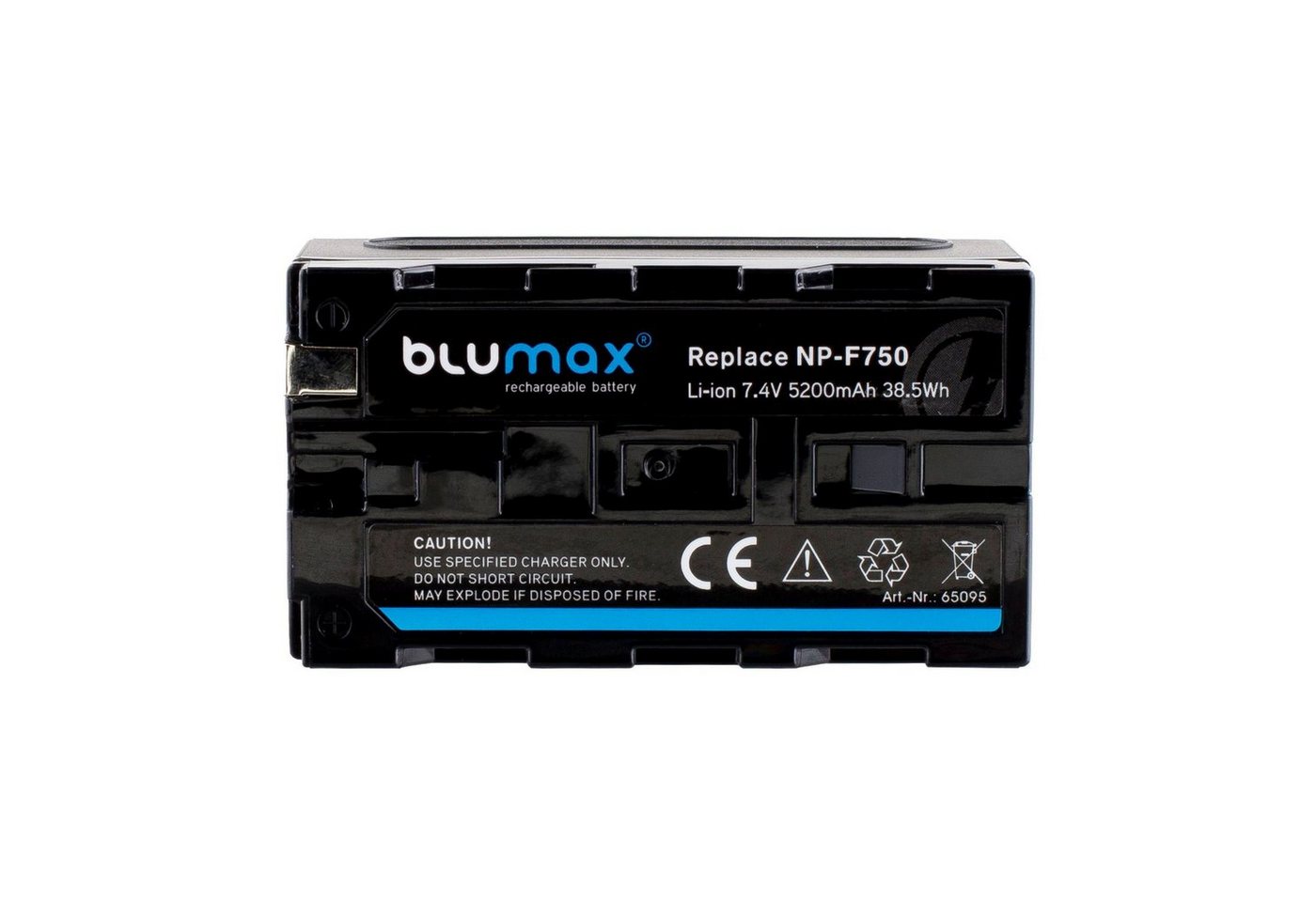 Blumax Akku passend für Sony NP-F750 5200 mAh (7,2V) Kamera-Akku von Blumax