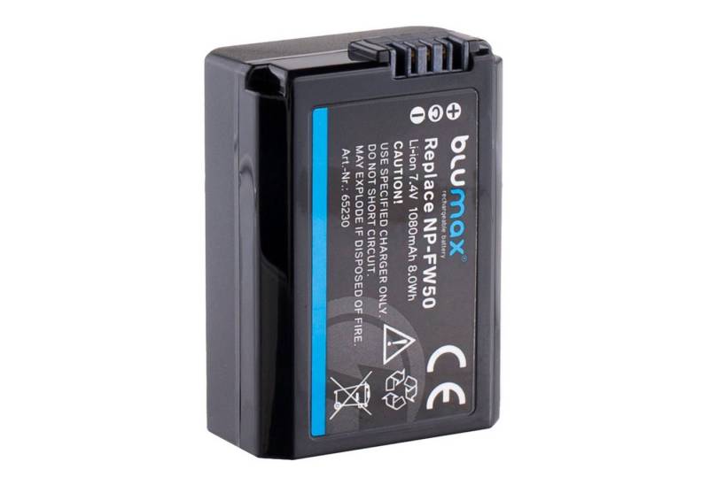 Blumax Akku passend für Sony NP-FW50 1080 mAh (7,4V) Kamera-Akku von Blumax
