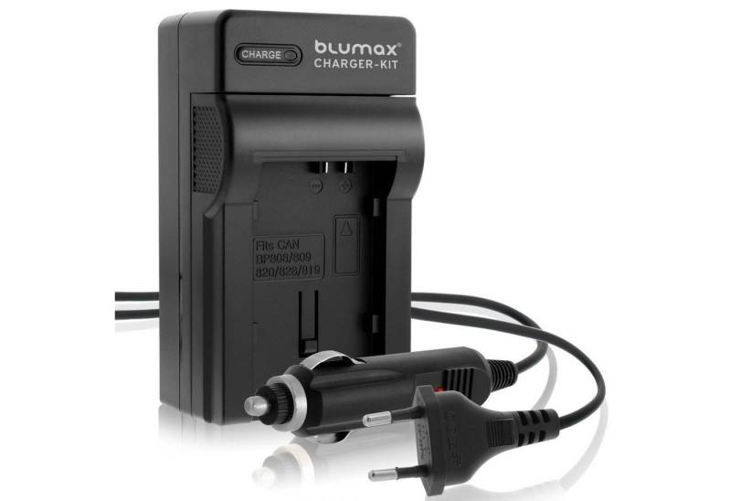 Blumax Ladegerät für Canon BP-808 BP-827 BP-828 BP- 819 BP-809 Kamera-Akku von Blumax