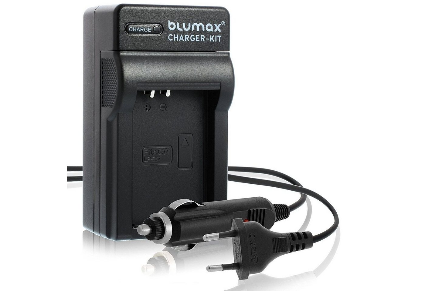 Blumax Ladegerät für Canon LP-E12 EOS M200 M100 M50 EOS 100D Kamera-Akku von Blumax