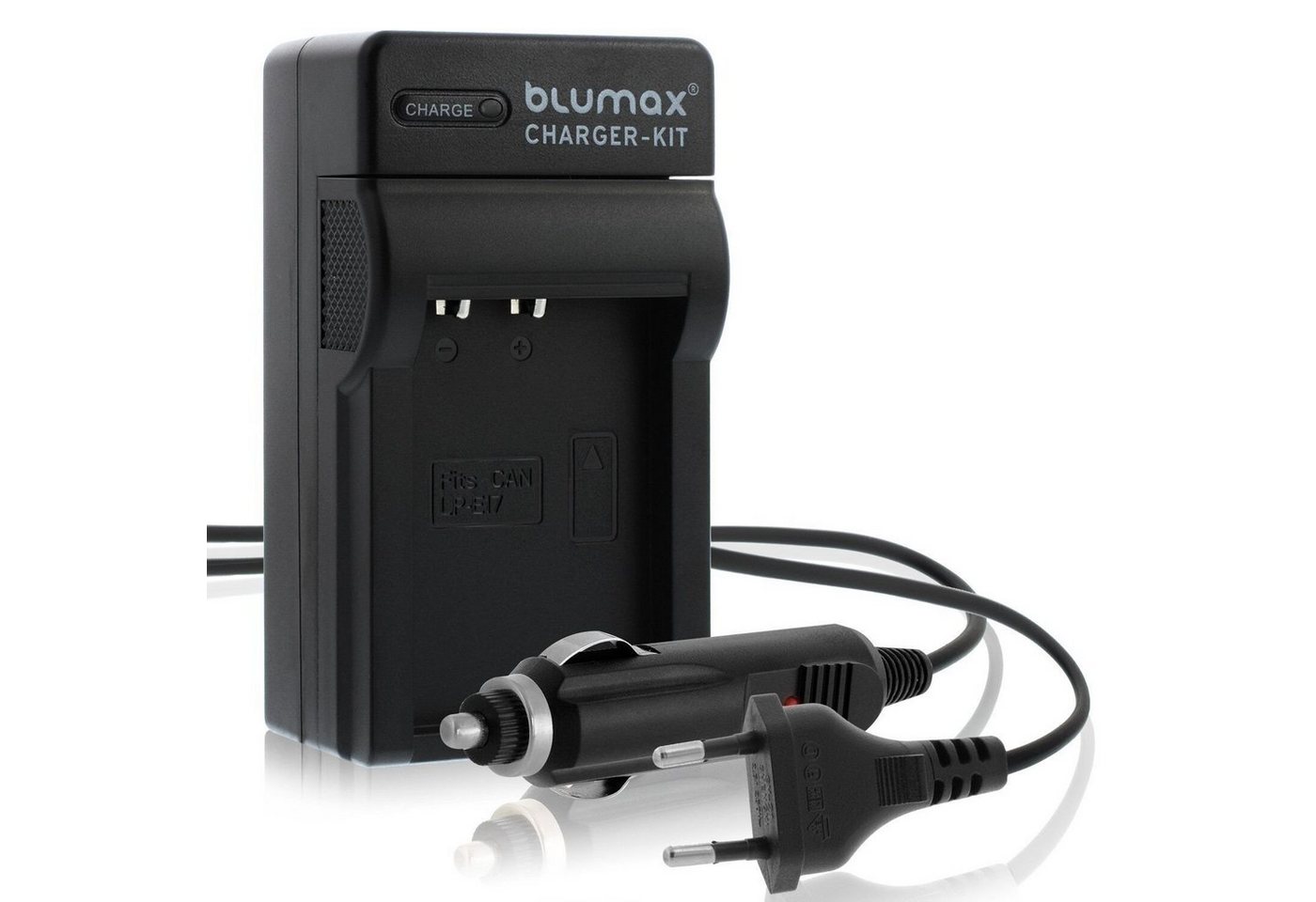 Blumax Ladegerät für Canon LP-E17 EOS RP M3 M6 750D 760D R8 R10 R50 Kamera-Akku von Blumax