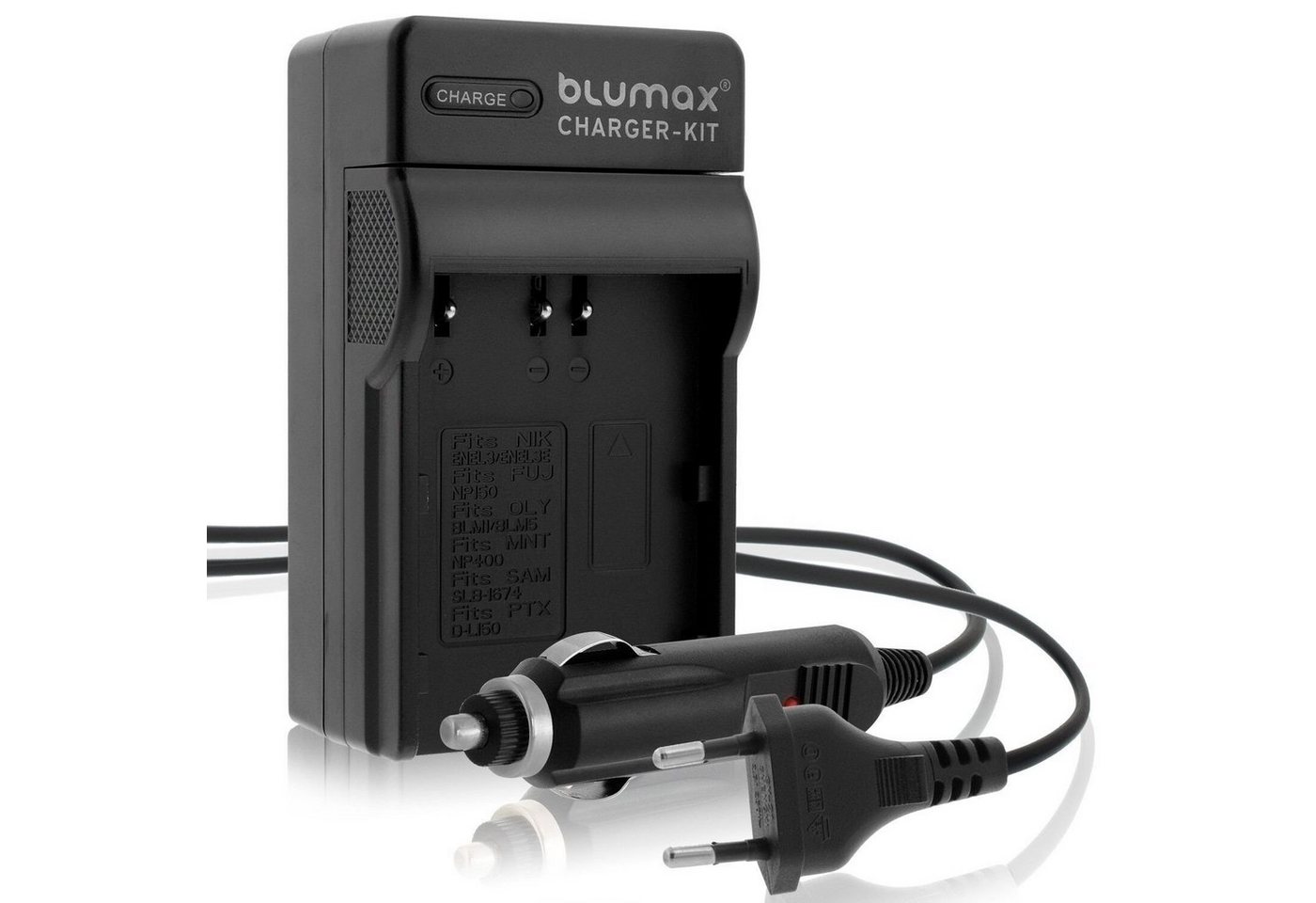 Blumax Ladegerät für Fuji NP-150 Fujifilm FinePix S5 Pro… Kamera-Akku von Blumax