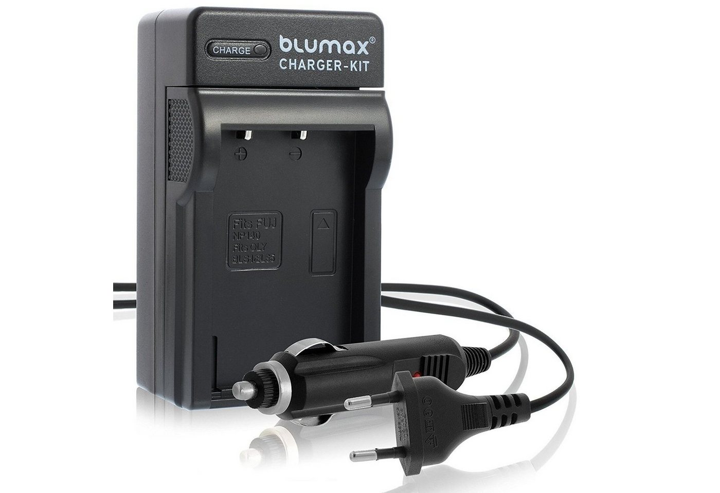 Blumax Ladegerät für Olympus BLS-5 BLS1 D-SLR BLS-50 OM-D E-M10 Mark III Kamera-Akku von Blumax