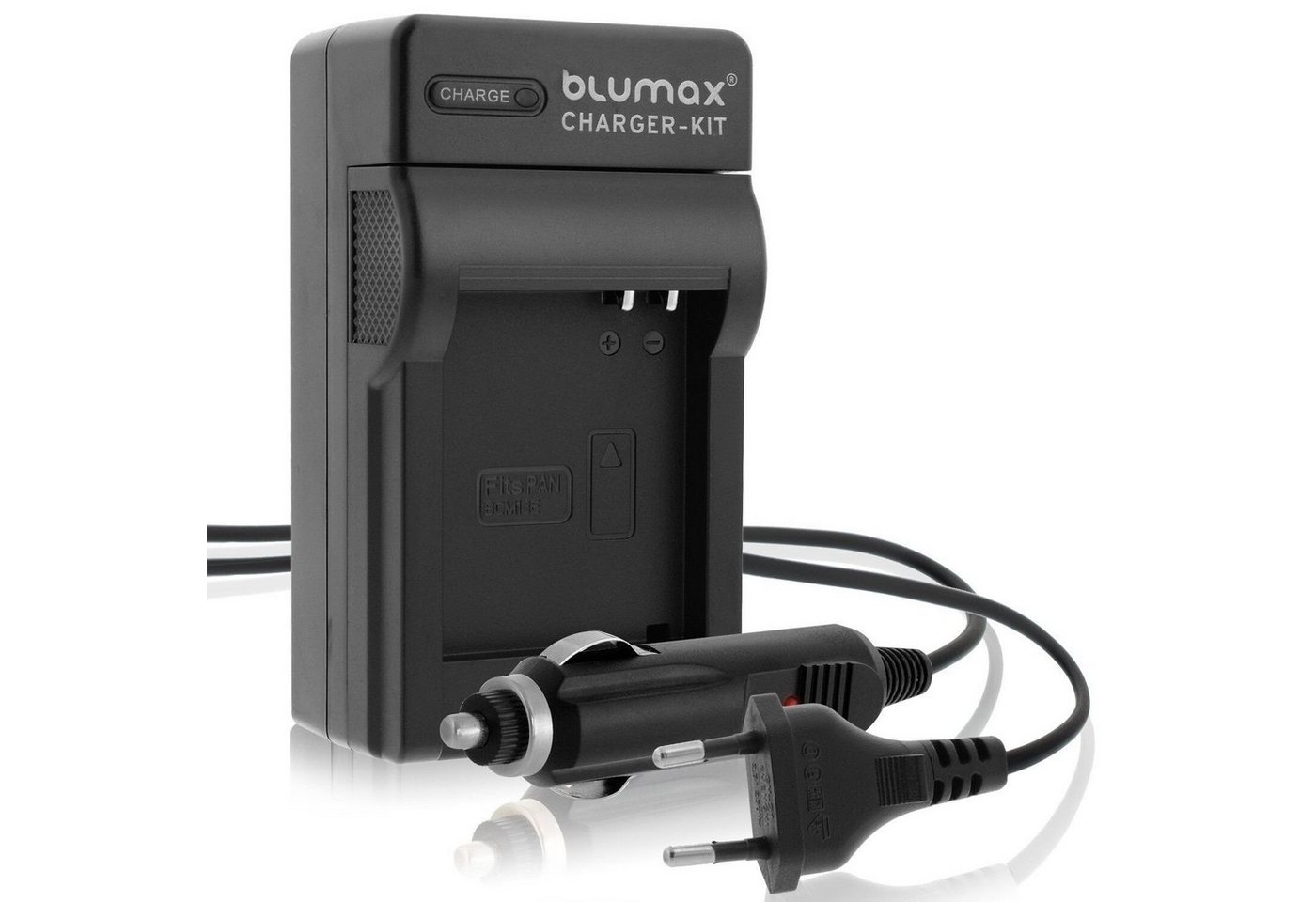 Blumax Ladegerät für Panasonic DMW- BCM13 DMC-FT5 TZ41 TZ71 ZS30 Kamera-Akku von Blumax