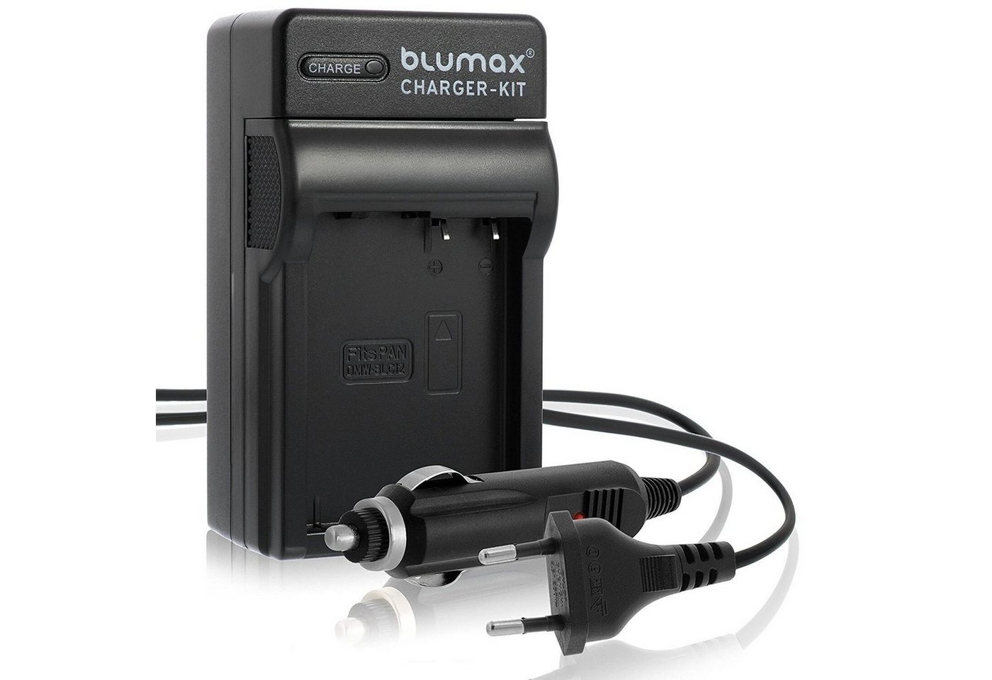 Blumax Ladegerät für Panasonic DMW-BLC12 DMW-BLC12E DMC-FZ1000 DMC-FZ2000 Kamera-Akku von Blumax