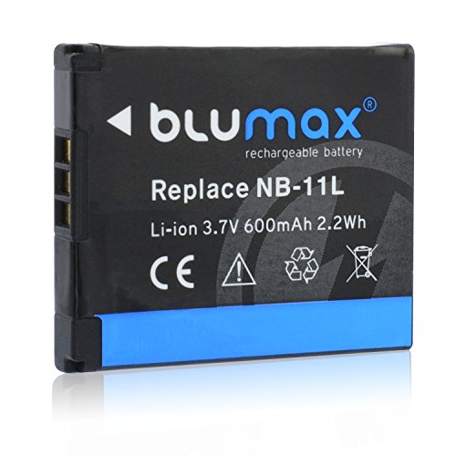Blumax NB-11L NB-11LH Akku kompatibel mit Canon Powershot SX430 is Ixus 185 Ixus 190 ixus 180 ixus 175 600mAh 3,7V 2,2Wh Blumax NB-11L NB-11LH Akku kompatibel mit Canon Powershot SX430 is Ixus 185 Ixus 190 ixus 180 ixus 175 600mAh 3,7V 2,2Wh von Blumax