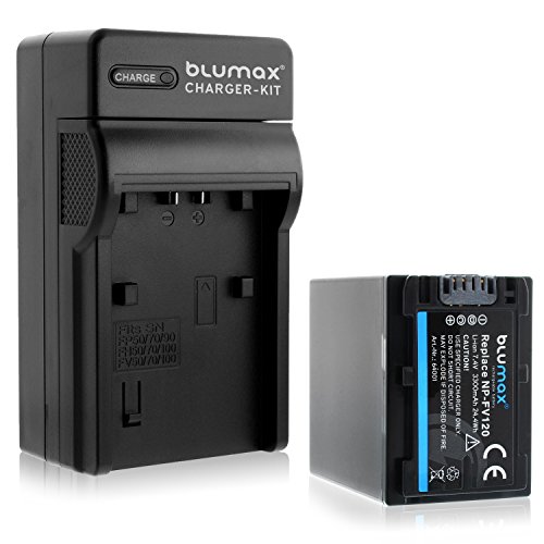 Blumax NP-FV120 3300mAh + Ladegerät NP-FV120 | passend zu diversen Sony Kameramodellen von Blumax