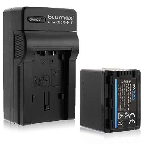 Blumax Premium Akku 4040mAh + 1x Ladegerät ersetzt Panasonic VW- VBT 380 E-K von Blumax