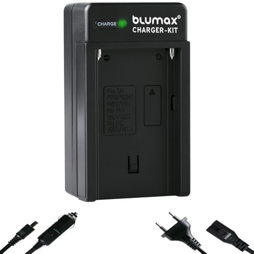 blumax Charger Akku Ladegerät für Sony NP-FM500H NP-FM500 /// NP-F550 NP- NP-F750 NP-F960 NP-F970 NP-F990 - NP-FM55H NP-FM50 NP-FM70 NP-FM90 NP-QM71 blumax Charger Akku Ladegerät für Sony NP-FM500H NP-FM500 /// NP-F550 NP- NP-F750 NP-F960 NP-F970 NP-F990 - NP-FM55H NP-FM50 NP-FM70 NP-FM90 NP-QM71 von Blumax